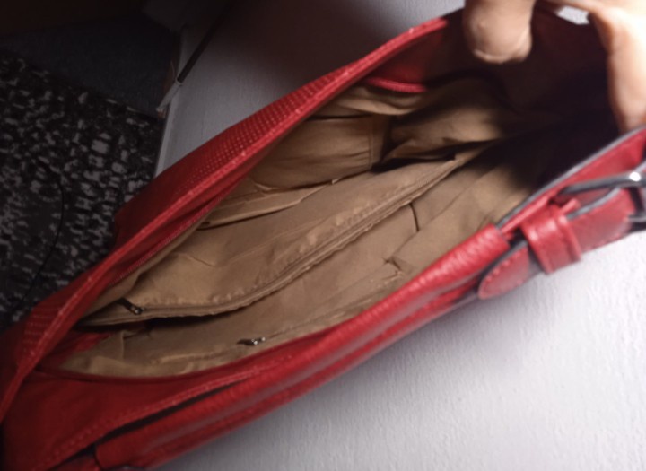 Bordová kabelka - 5