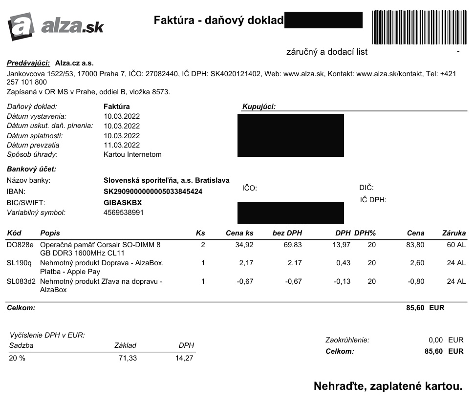 Pamäte RAM CORSAIR 2x 8GB 1600 DDR3 na Apple iMAC - 5