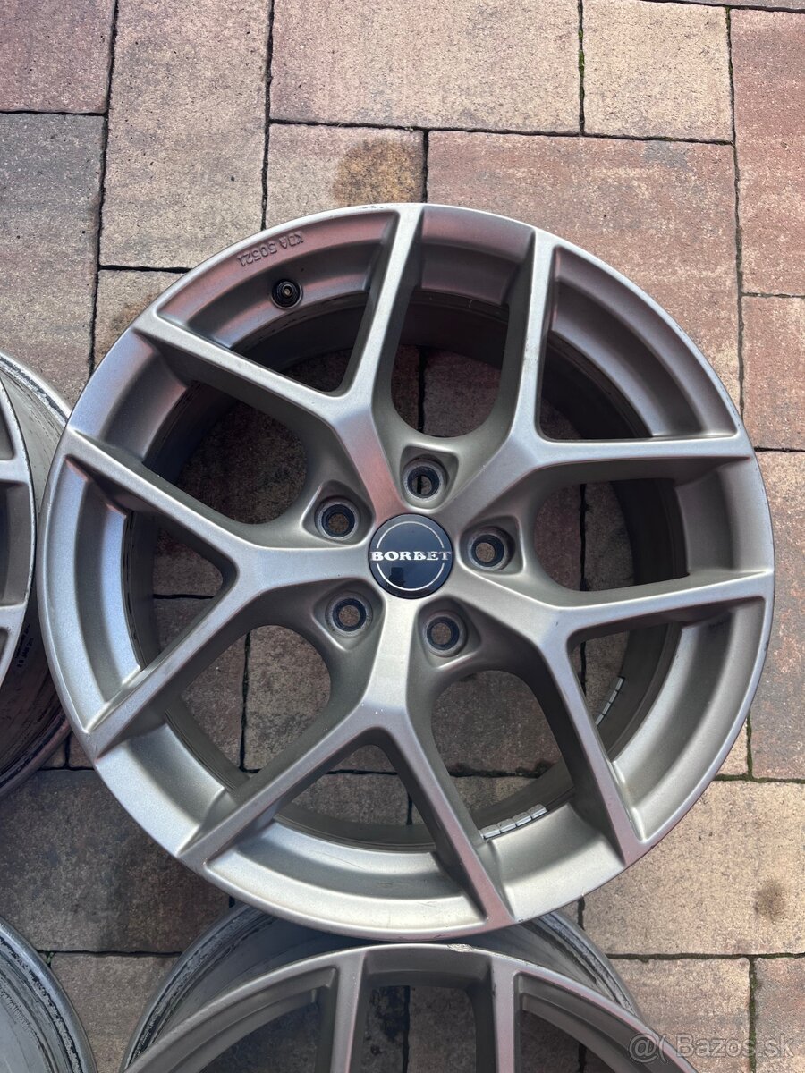 Hliníkové disky Borbet Škoda/VW/Seat - R17, 5x112 - 5
