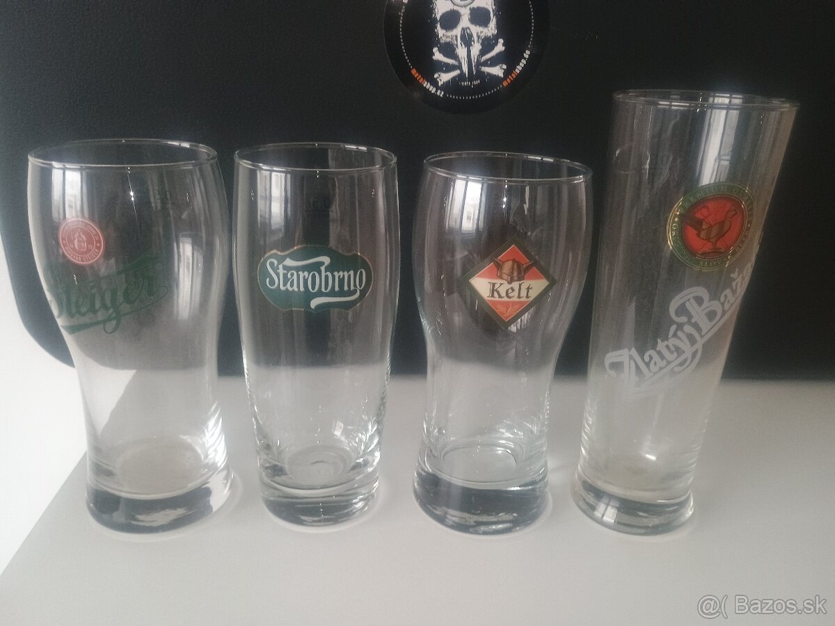 Predám pivné pohare 1/4 - 5