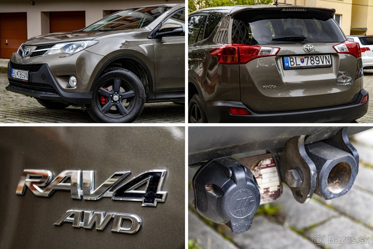 Toyota RAV4 2,2D 110kW 4x4 (nová STK, ťažné, kamera,keyless) - 5