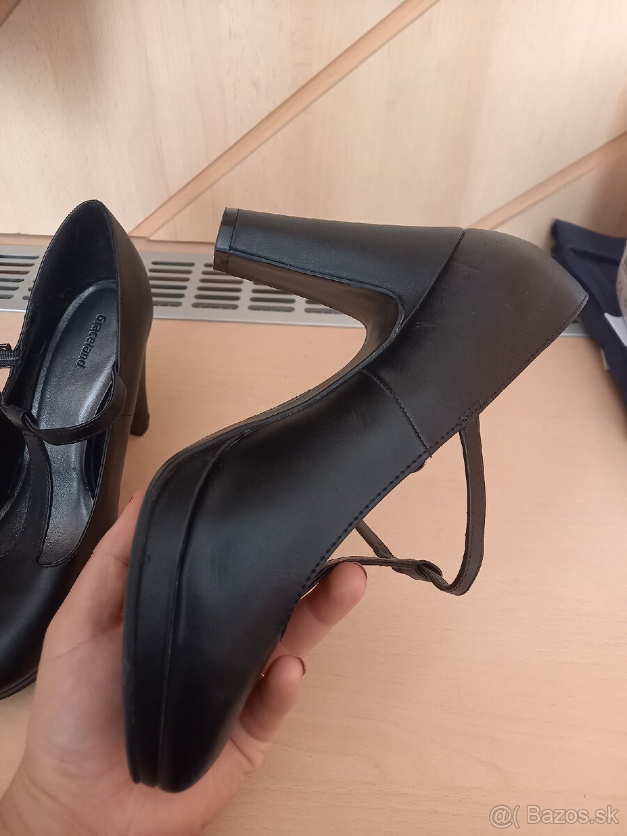 Kožené dámske lodičky Graceland 38 - 5