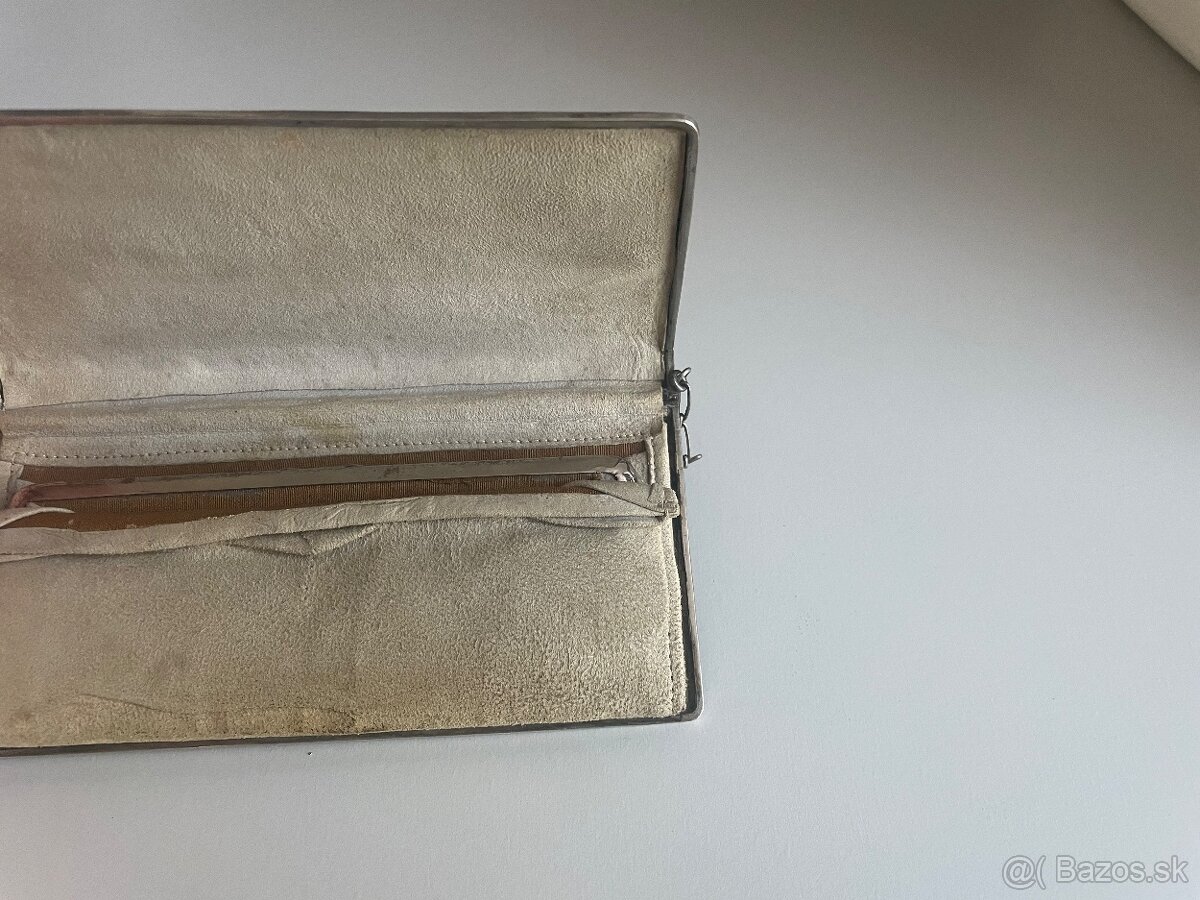 Strieborná bálová kabelka s pavučinovým vzorom 270g - 5