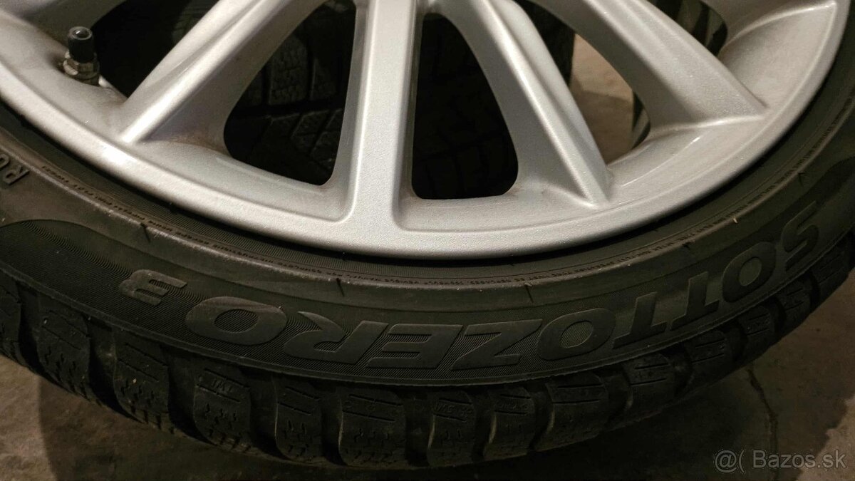 zimne pneu na diskoch na BMW 5 - 5