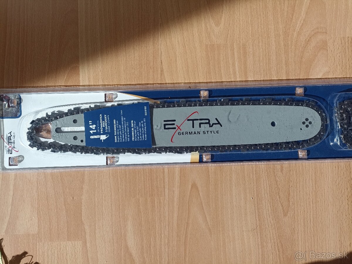 Lišta na reťazovú pílu + 2 x reťaz - 5