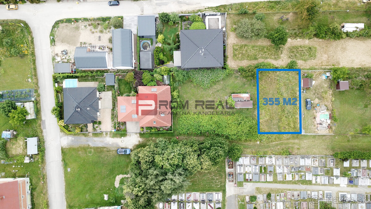 Pozemok 355 m2 so stavebným povolením malý bungalov Marianka - 5
