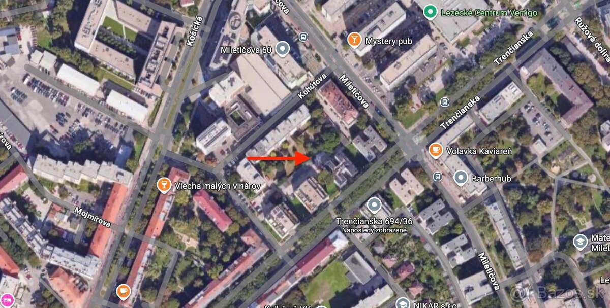 Predaj: murovaná garáž, Ba- Ružinov – Trenčianska ulica - 5