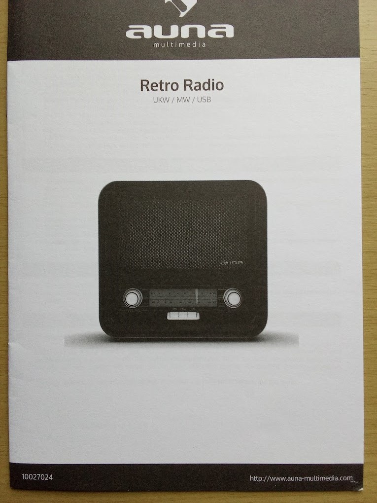 Retro rádio Auna 1901 - 5