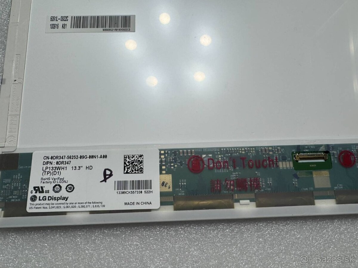 Predám obrazovku do notebooku 13,3" LED display 40pin B. - 5