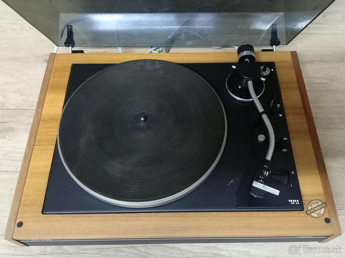REZERVOVANÉ Tesla NC 430, gramofón, prenoska Ortofon OMB 5E - 5
