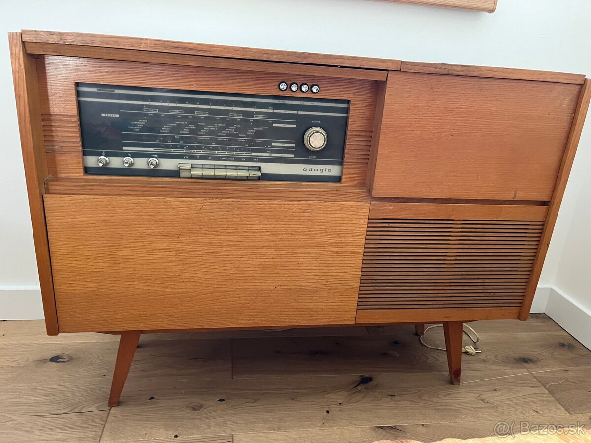 Predam retro radio gramofon - 5