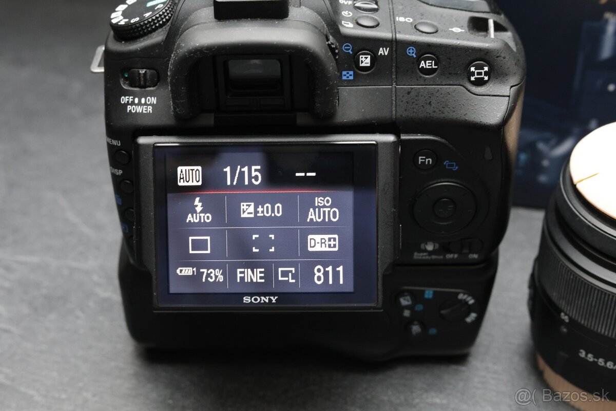 Sony A350 + 18-55mm + batterygrip - 5