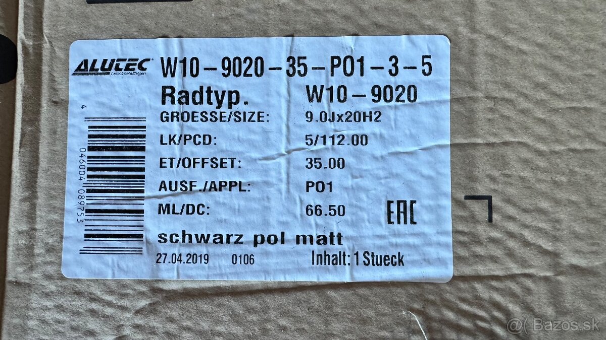 Hliníkový disk alutec - 5