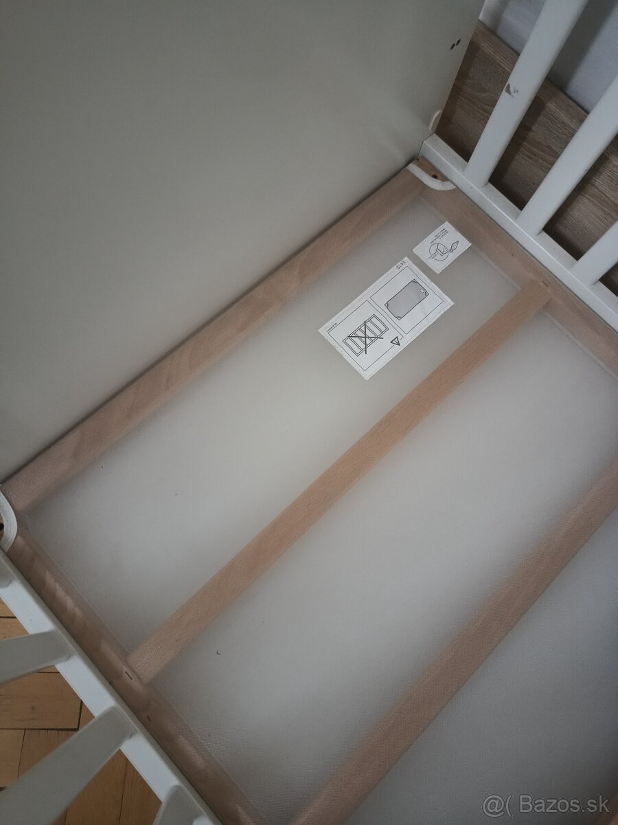 Detská postieľka IKEA Stuva v dobrom stave (120x60 cm) - 5