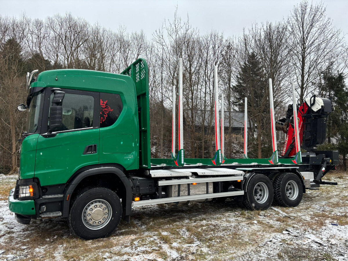 Scania G500 6x4 Lesovoz hydraulicka ruka Epsilon - 5