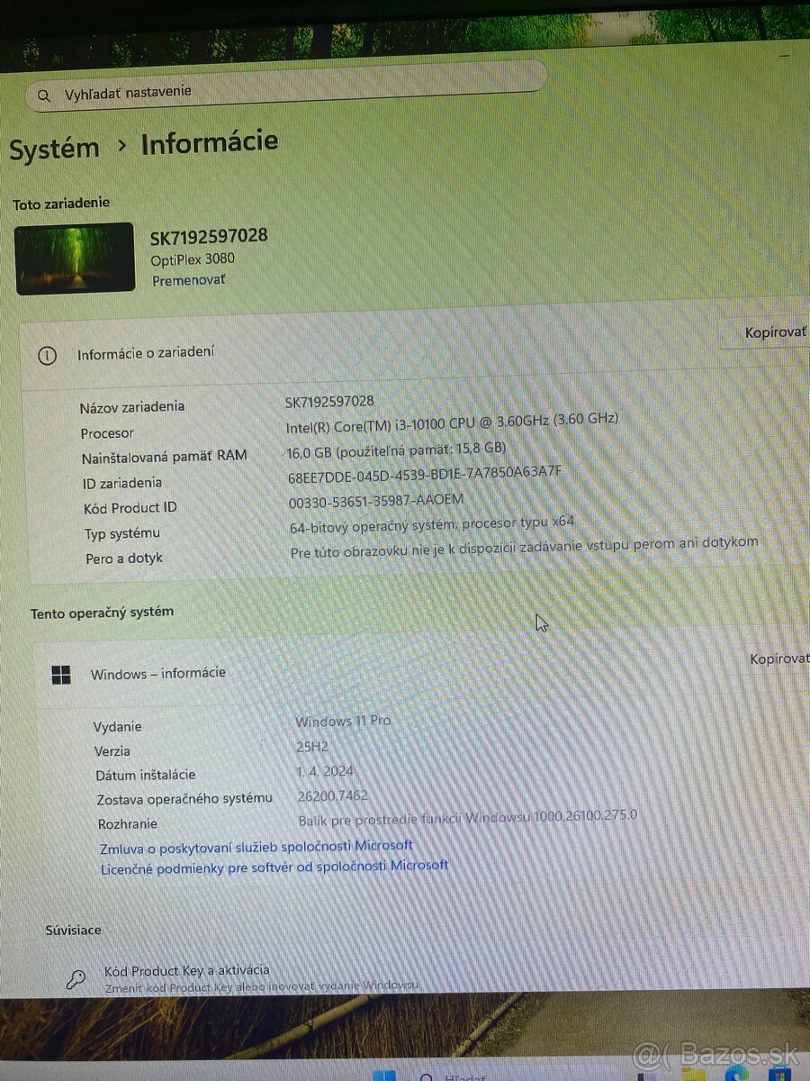 Dell OptiPlex 3080 SFF | i3-10100 | 16GB RAM | Win 11 Pro - 5
