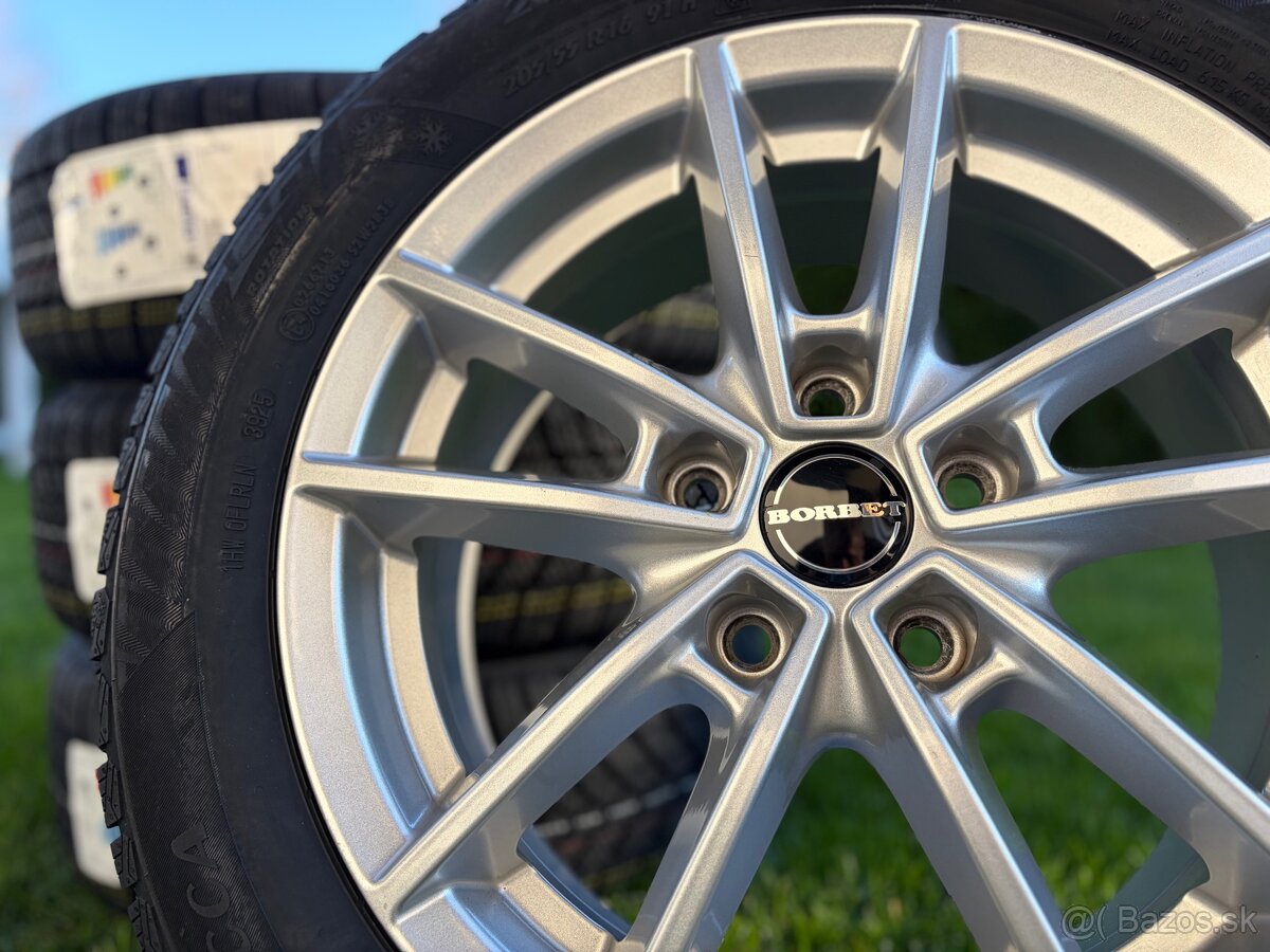 č19 Zimná sada BORBET R16 5x112 MATADOR 205/55 - 5