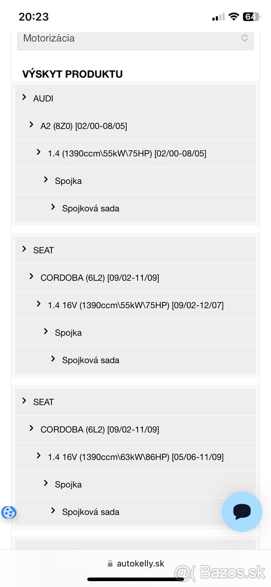 Luk spojková sada - 5