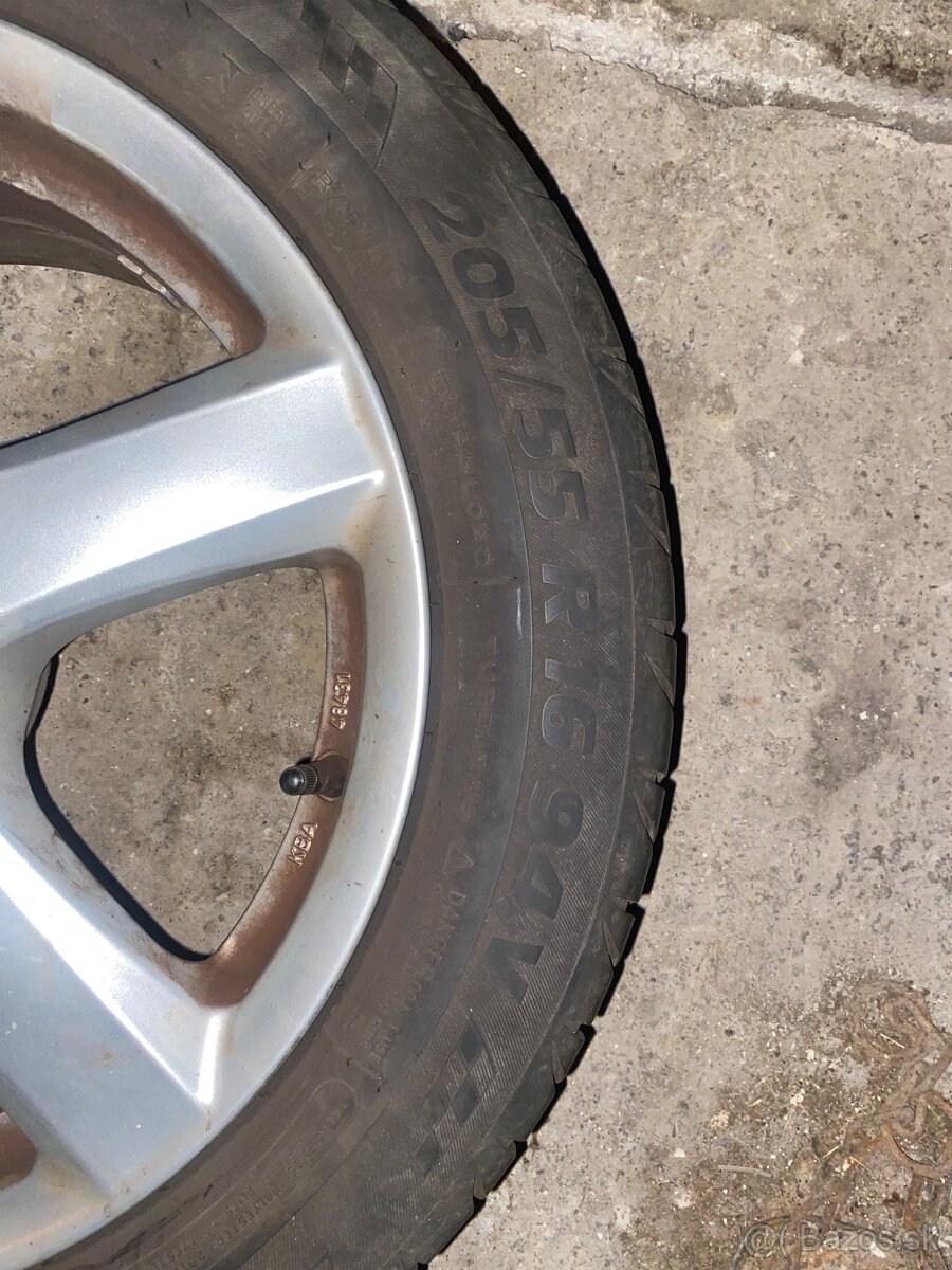 Kolesá 6½J, 5 × 112, ET 50 s letnými pneu 205/55 R16 - 5