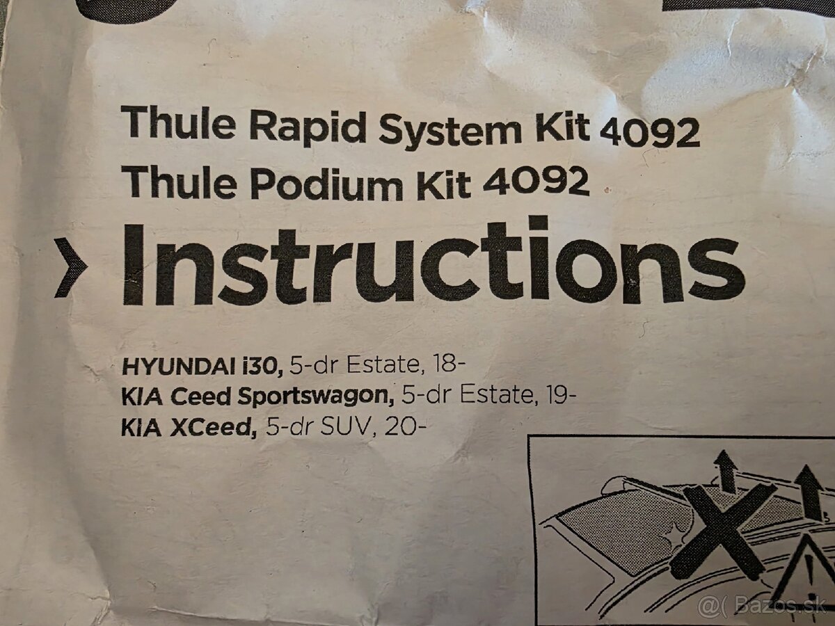 Nosič Thule wingbar - 5