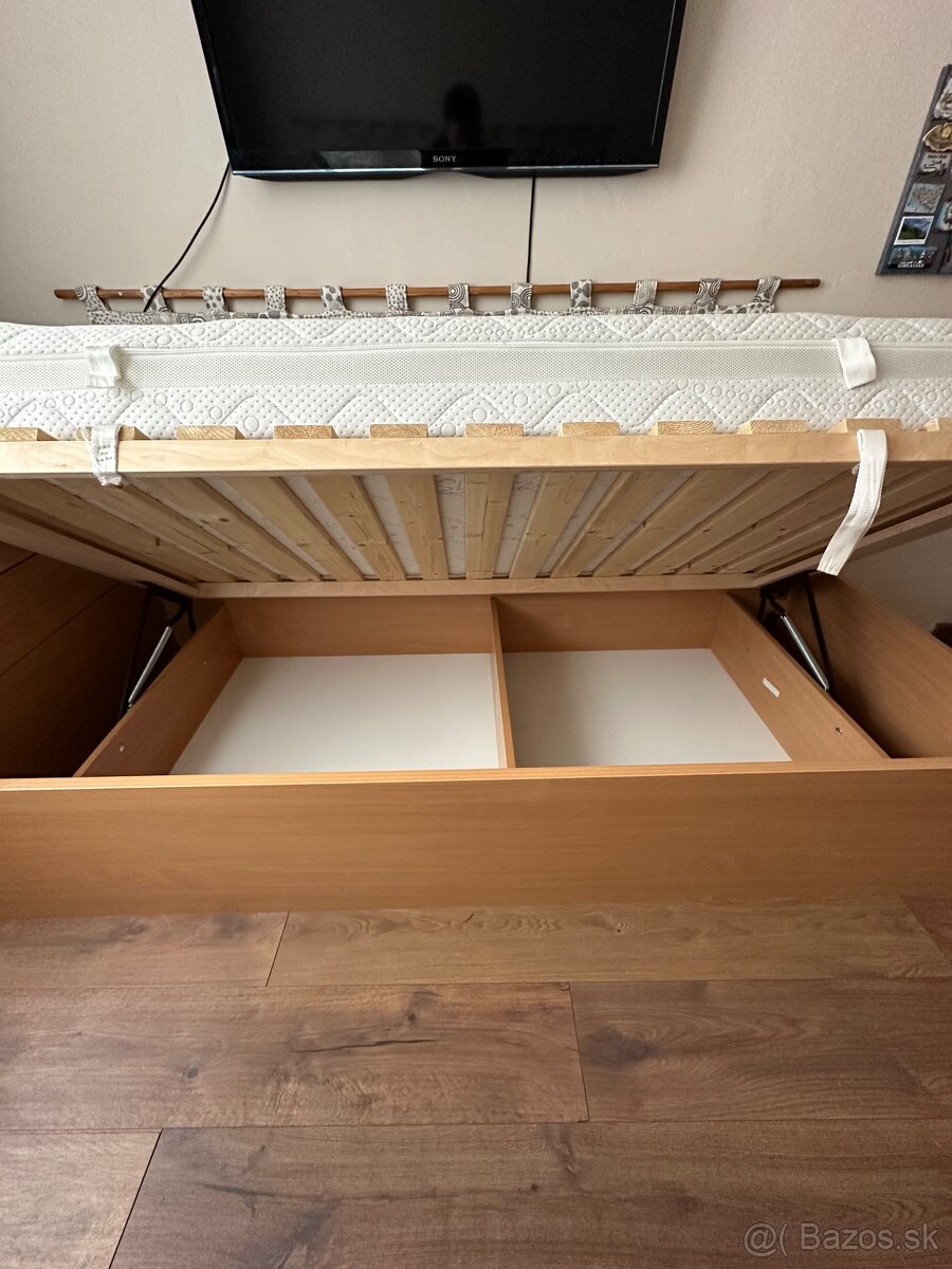 Predám 2 postele s matracmi a príslušenstvom – TOP stav - 5