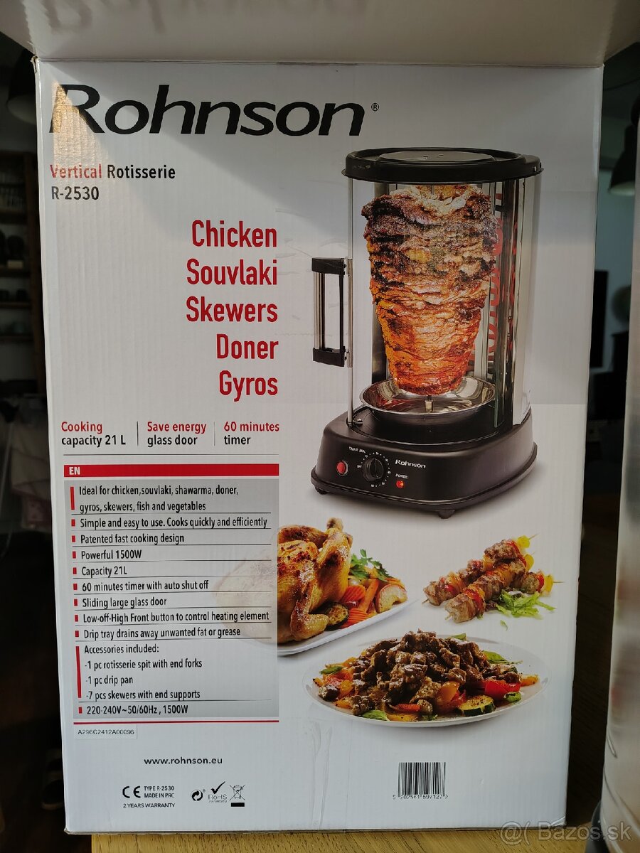 Vertikálny gril Rohnson - 5