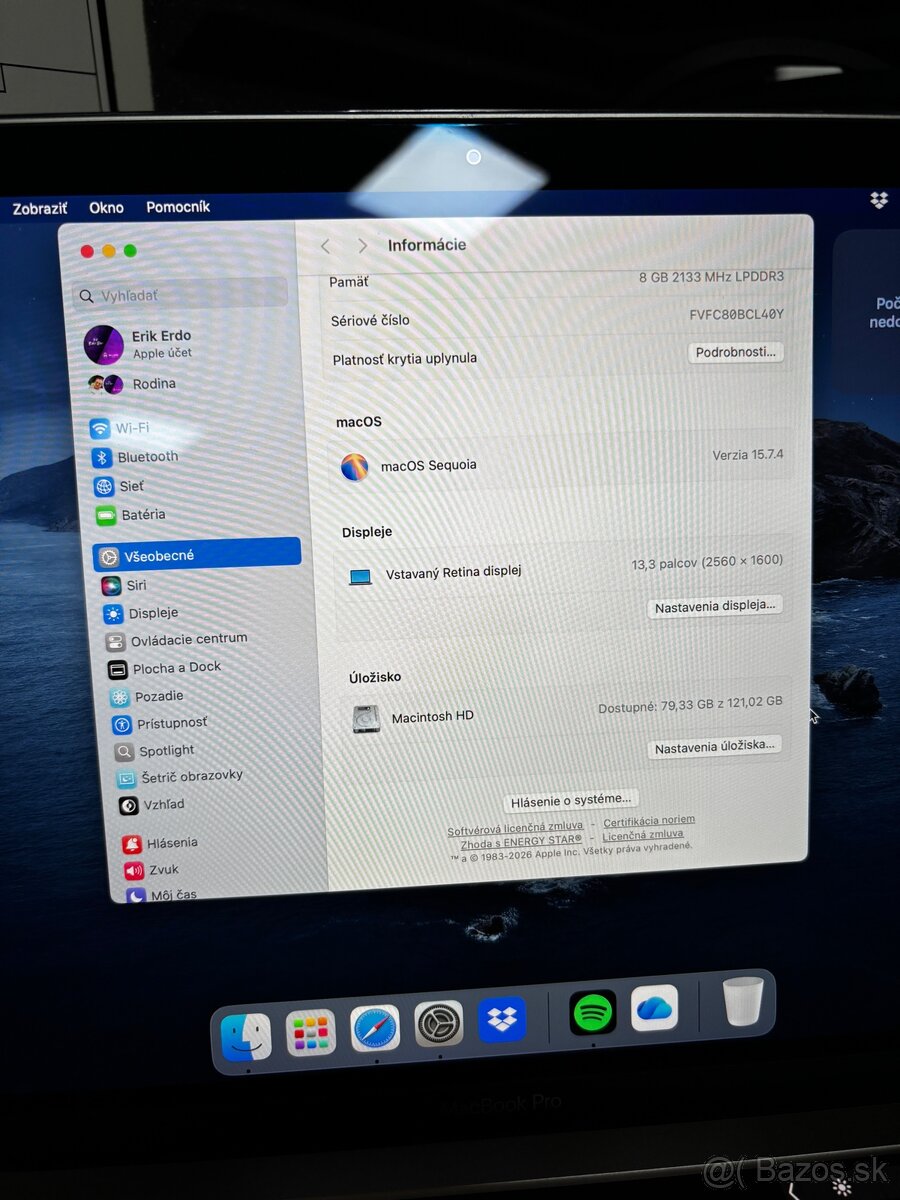 MacBook Pro 13” (128 GB / 8 GB RAM) Touch Bar - 5