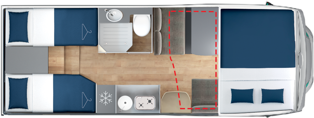 Giottiline Siena 485 Peugeot Automat Markiza, Duocontrol - 5