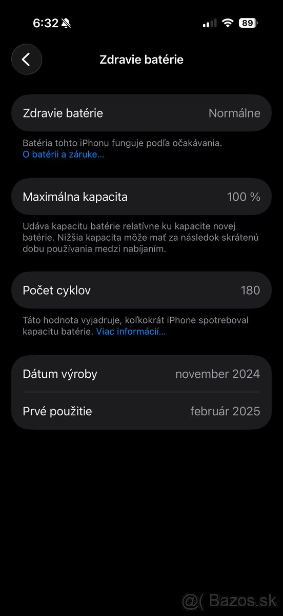 iPhone 16 Pro,Black Titanium,256GB,top stav,zaruka 13mes. - 5