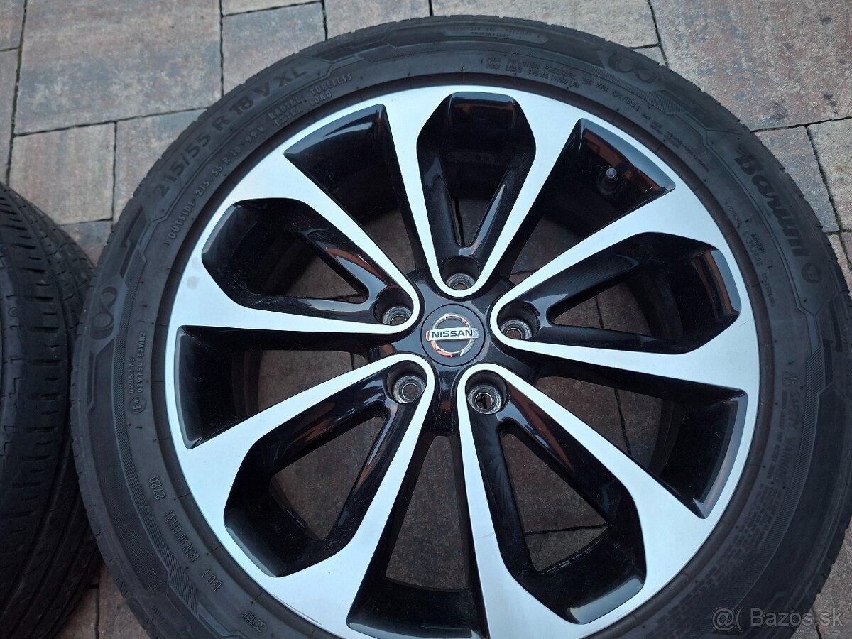 Predám hlinikové disky org.Nissan-R18 - 5