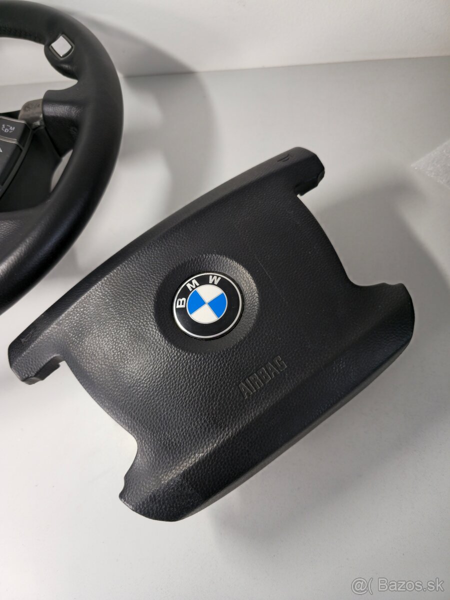 Multifunkčný kožený volant bmw e65 - 5
