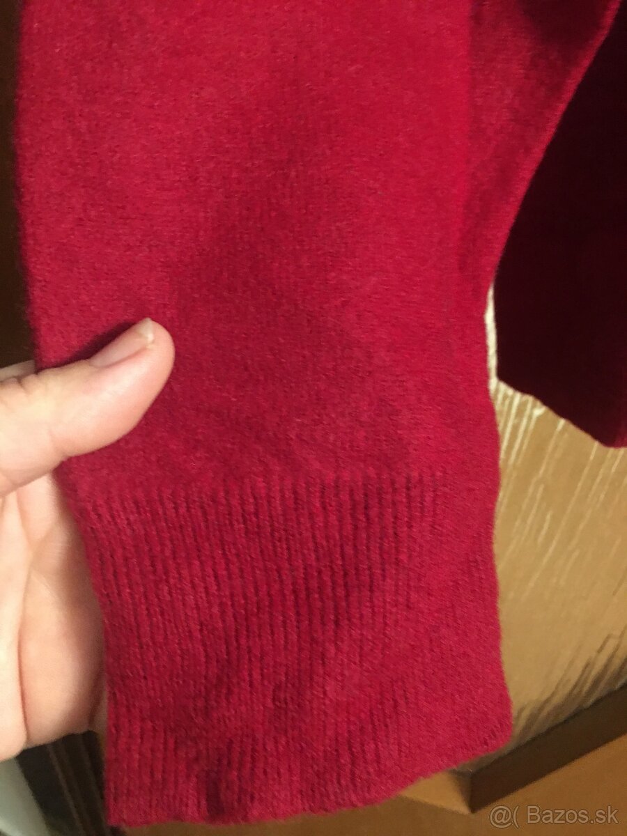100%KASMIROVY damsky vinovy svetrik M/L - 5