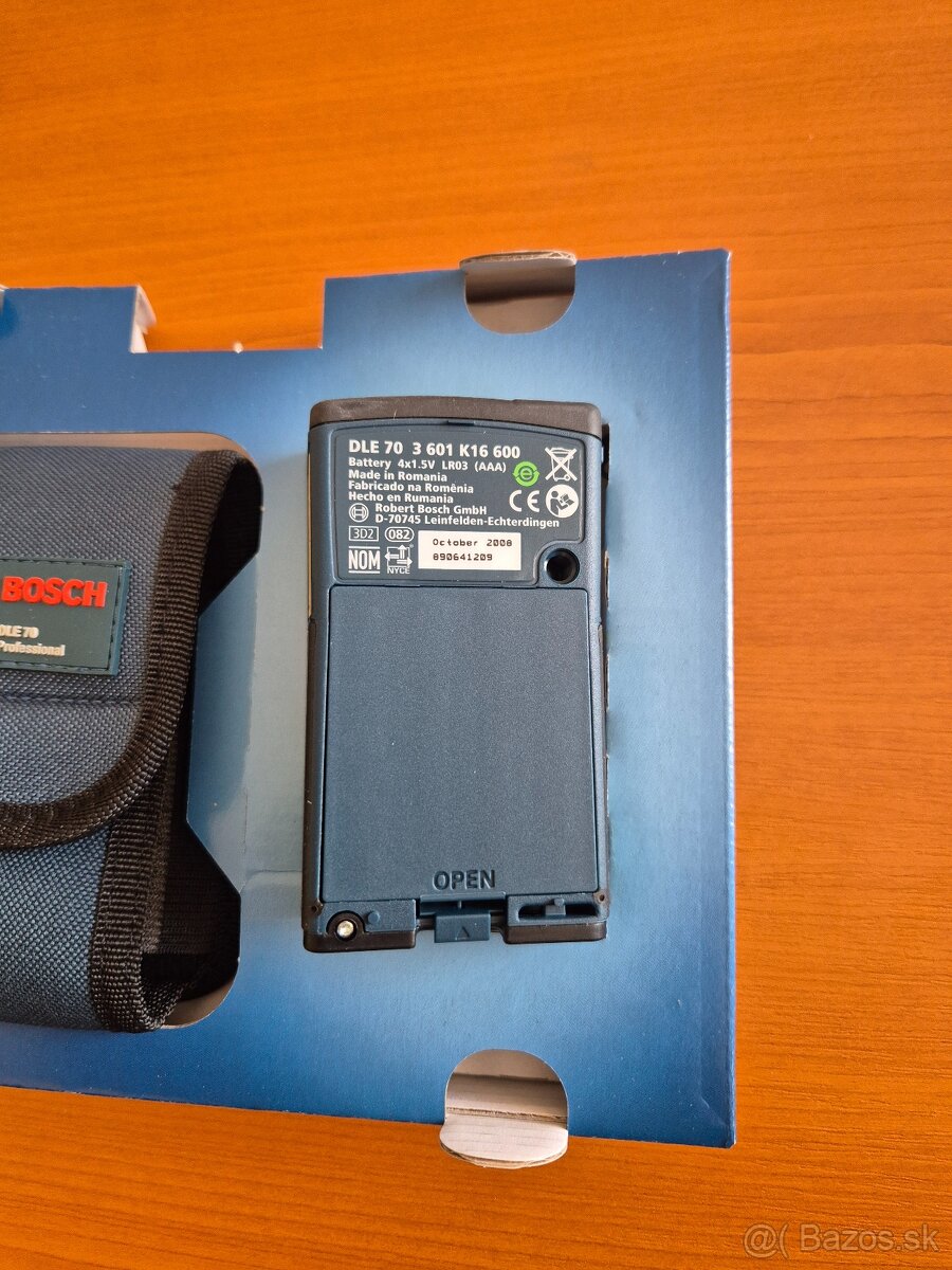 Laserový diaľkomer Bosch DLE 70 – nepoužitý - 5