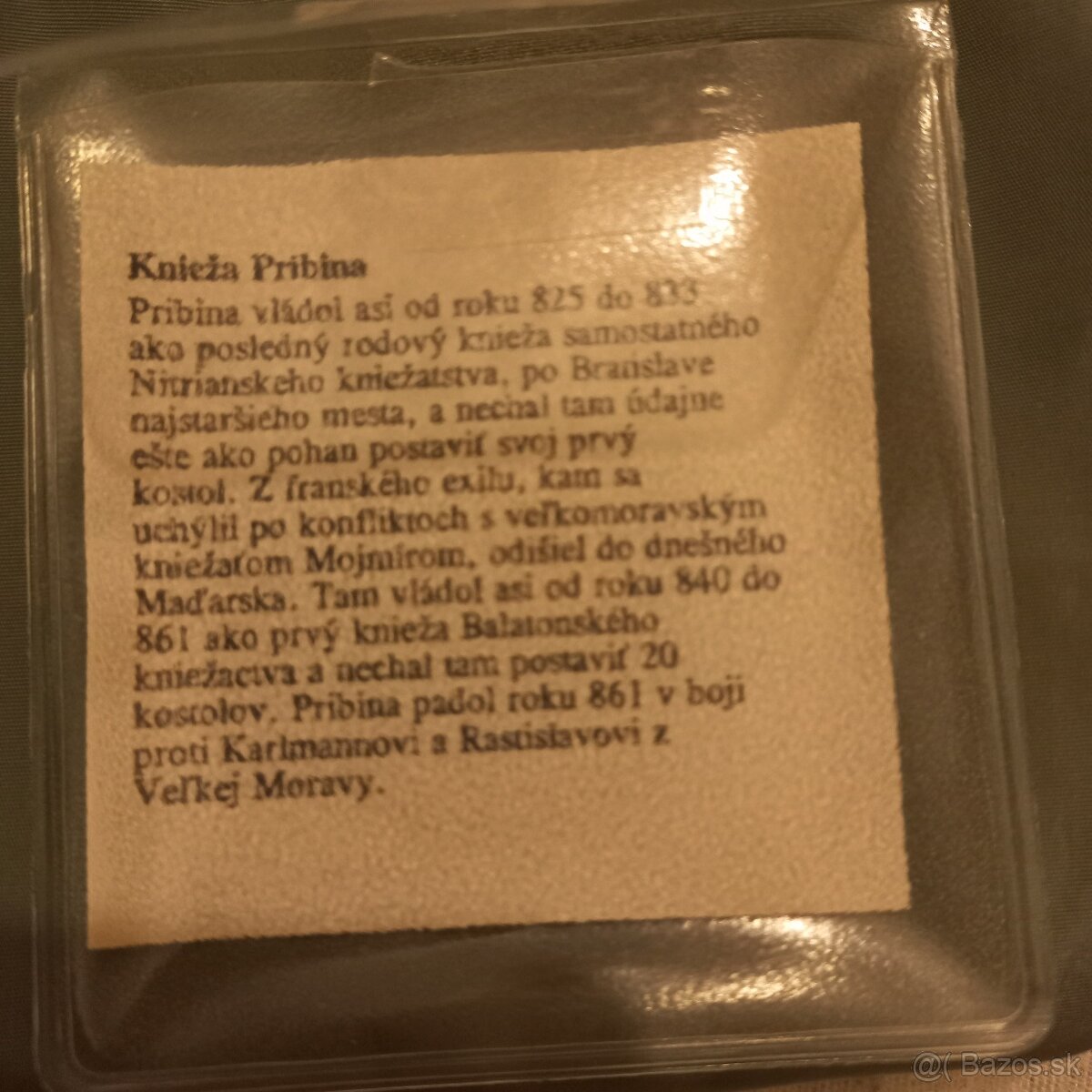 Knieza Pribina zberateľská minca - 5