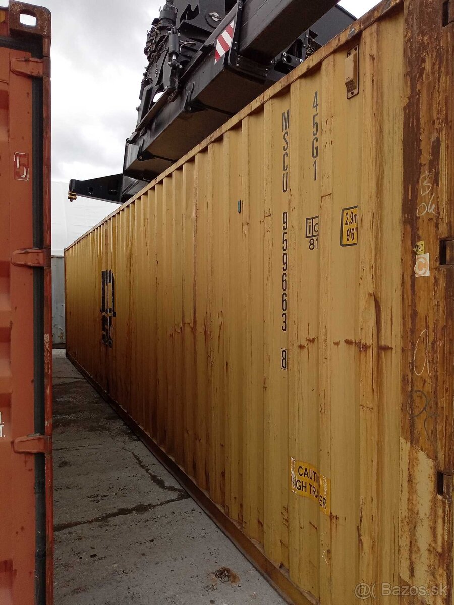 Lodný kontajner - 40HC/12m - vhodný ako sklad - 5