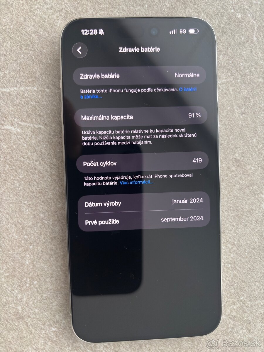Predám iPhone 15 pro max 256gb - 5