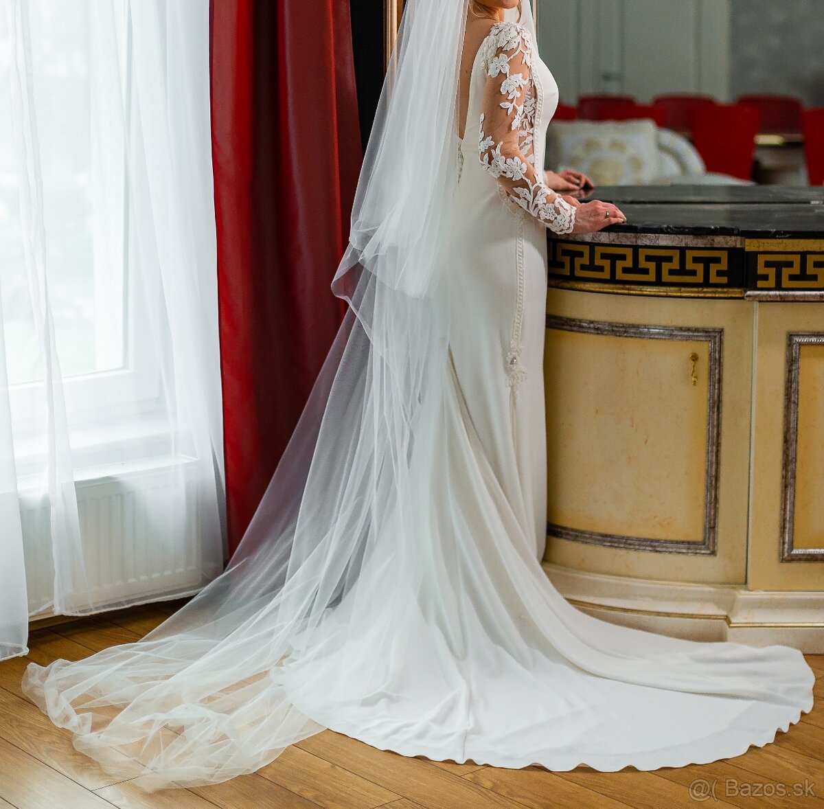 Predávam nádherné svadobné šaty značky Pronovias - 5