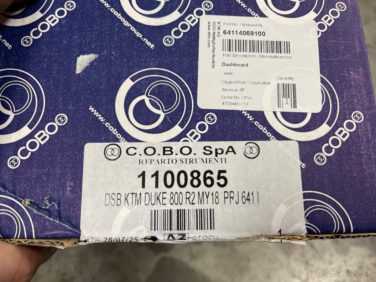 ktm duke 790 890 890R Tachometer nový , nula KM - 5