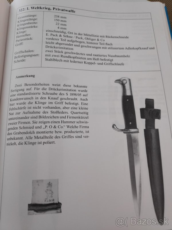 Bojový nôž I. a II.sv. vojna wehrmacht - 5