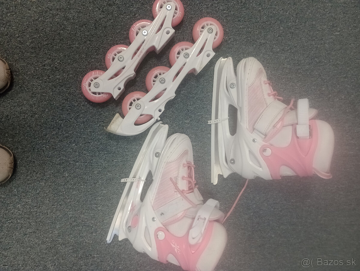 Dievčenské korčule veľkosť 34-37 - 5