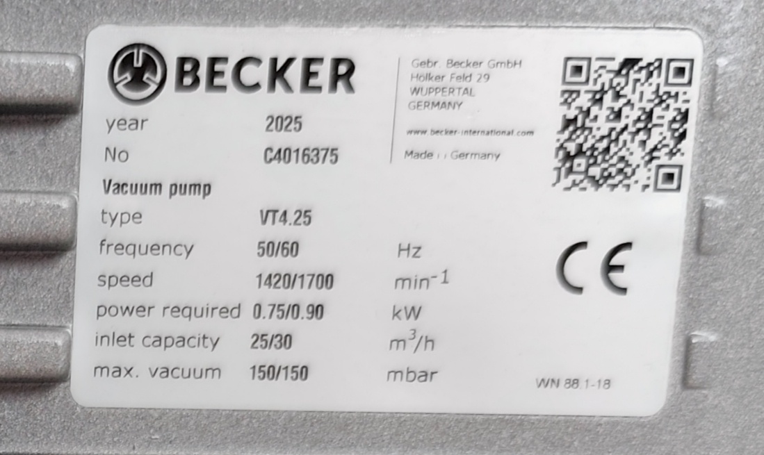 Becker VT 4.25 vákuové čerpadlo - 5