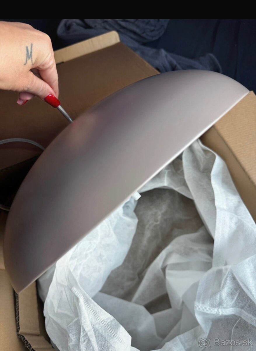 Nová Závesná lampa Versale 35 Elegantná, krémová - 5