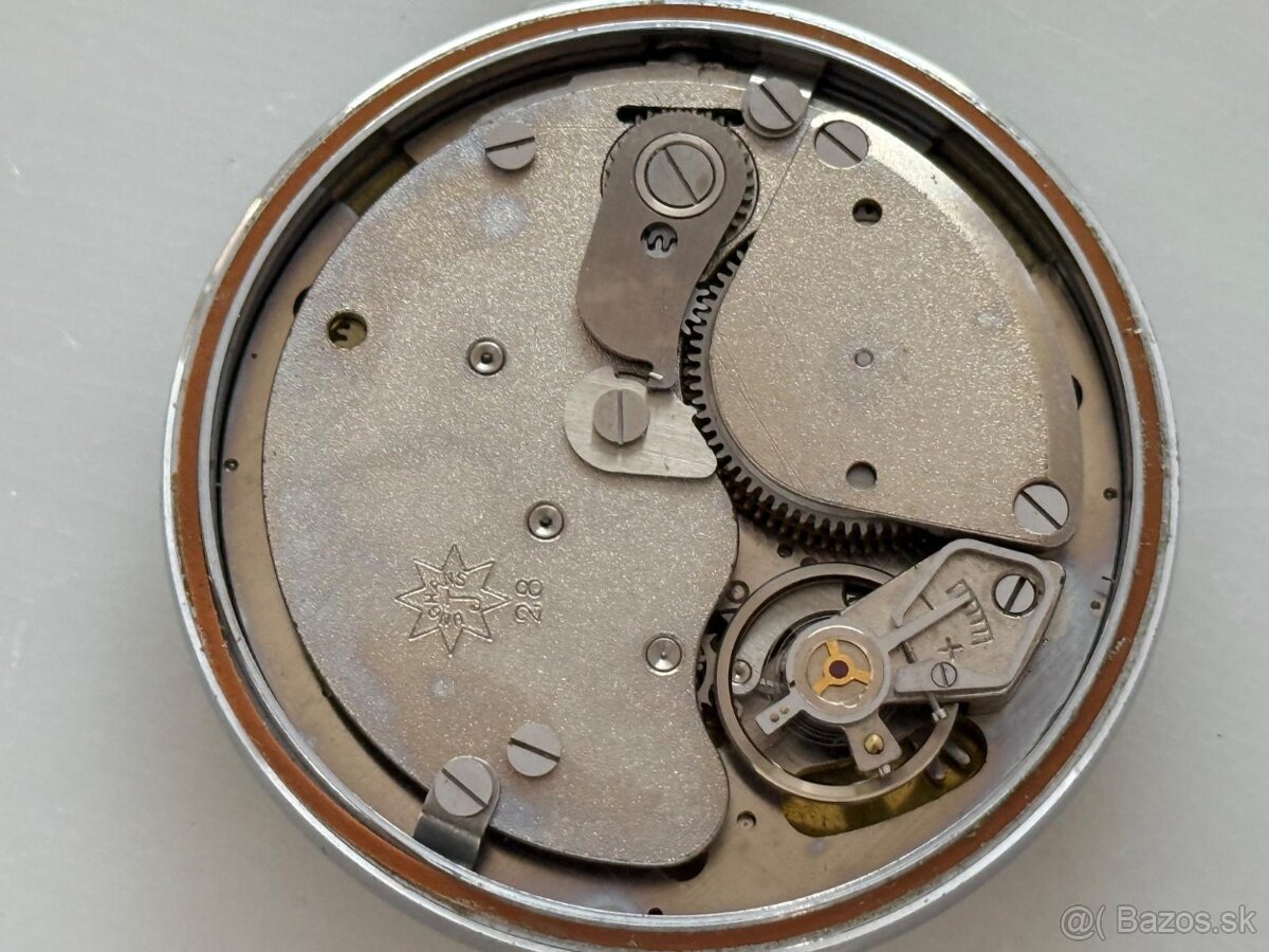 Zajímavé staré německé kapesní stopky Junghans 1/10s. - 5