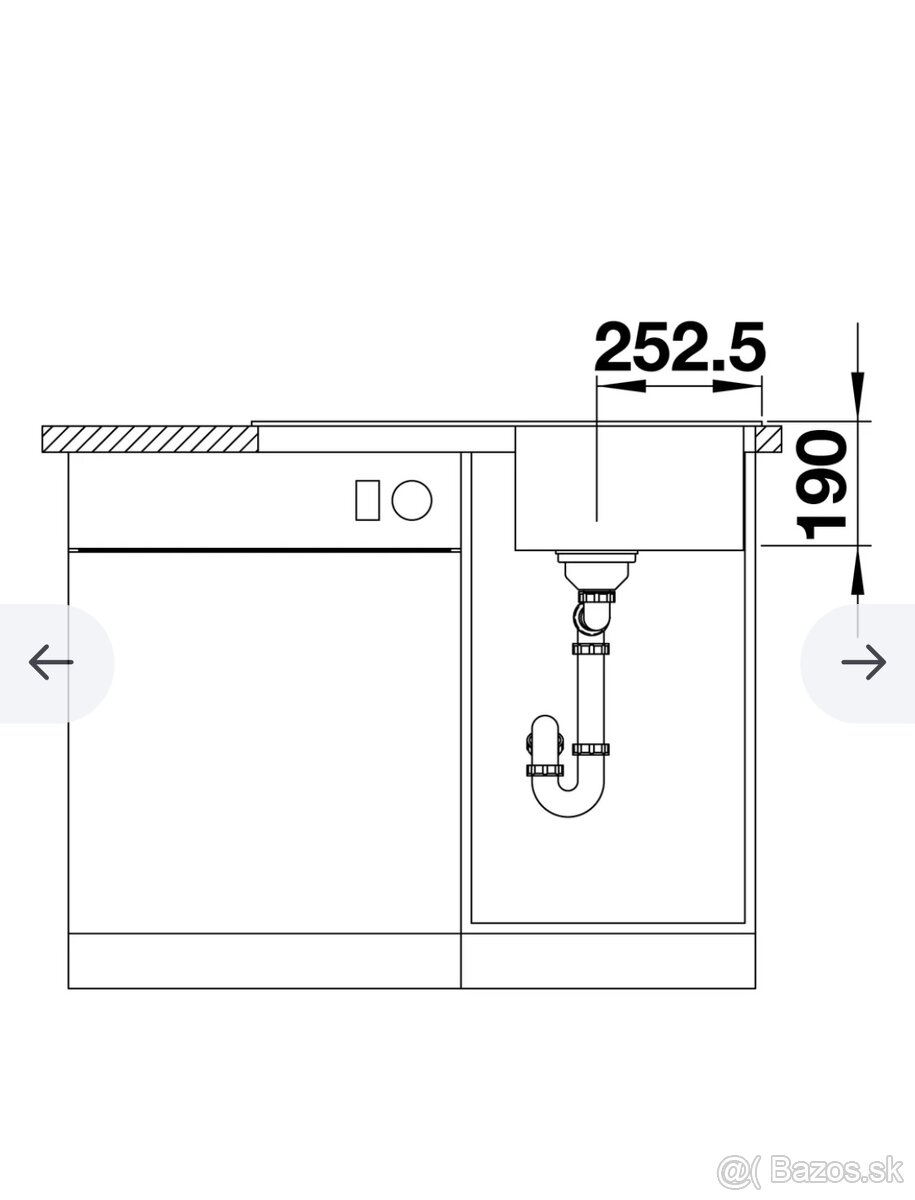 Blanco Legra 45 S Granitový drez - 5