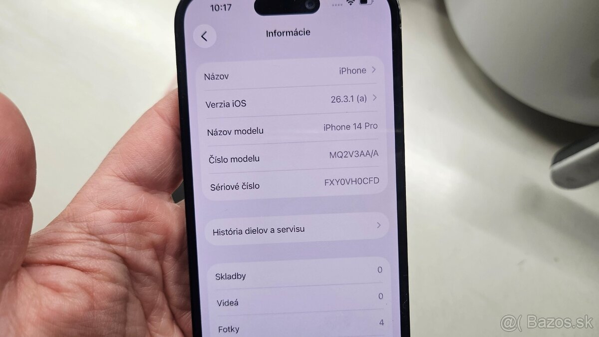 Apple iPhone 14 Pro 1TB - nejde faceID, nová batéria - 5
