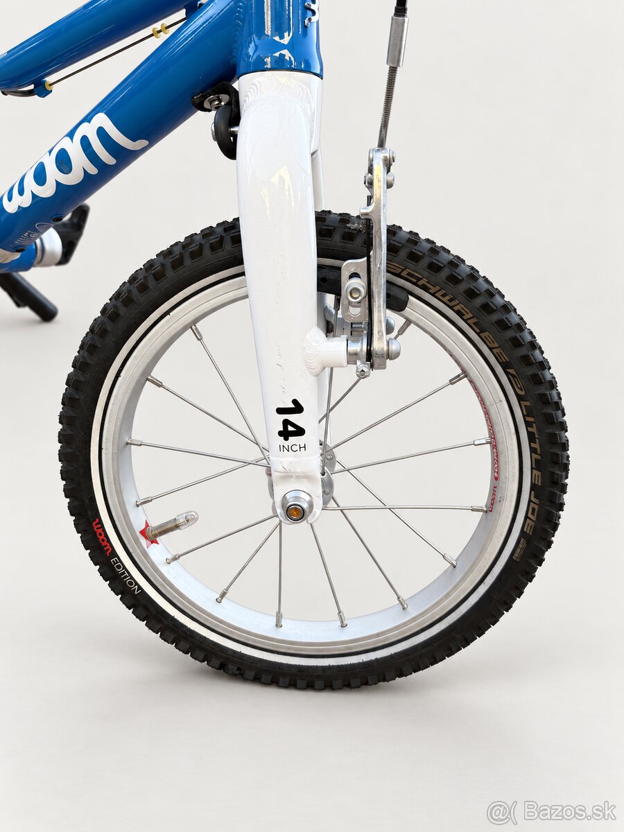 Detský bicykel WOOM 2 – 14″, modrý - 5