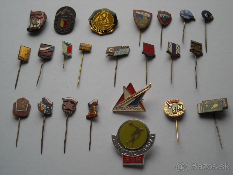 Odznaky:Vojenský,Spartakiada,Dubček a iné - 5