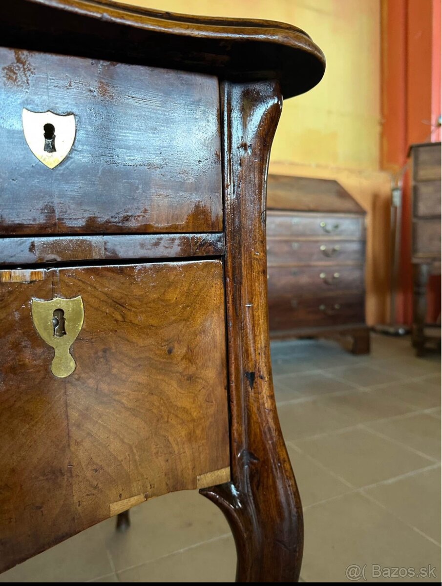 starožitný pracovný, písací stôl - 5