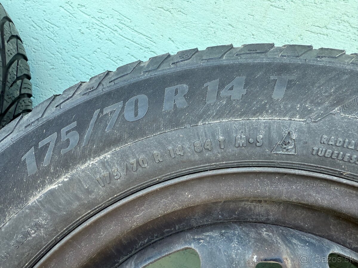 Plechové disky + celoročné pneu - 5