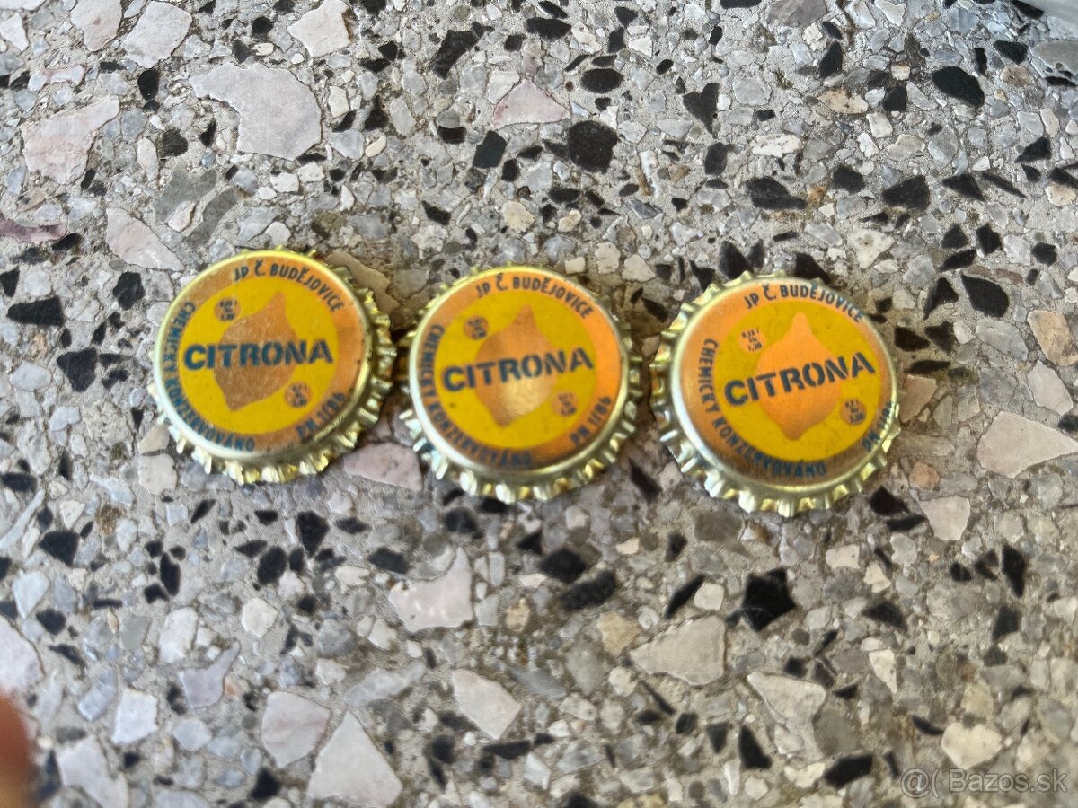 Retro víčka od limonád a piva - 5